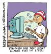 Cartoon: Lies (small) by Christo Komarnitski tagged cartoon,comic,lies,email,pinocchio