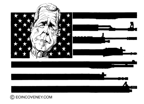 Cartoon: George B (medium) by Eoin tagged politics