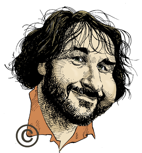 Cartoon: Peter Jackson (medium) by Eoin tagged caricature,celebrities,jackson