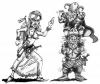 Cartoon: Wenn Elfen und Zwerge streiten.. (small) by Harlekin1979 tagged lord,of,the,rings,herr,der,ringe,fantasy,fantasie,elfen,zwerge,dwarfs,elbs,elves,elben,elfen,märchen,zauber,wizard,zauberer,bart,