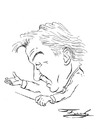 Cartoon: Herbert Von Karajan (small) by Fredy tagged herbert von karajan orchestra music austrian