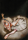 Cartoon: Maya Plisetskaya (small) by Fredy tagged ballerina ballet art dance