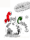 Cartoon: MERRY CRISIS (small) by Fredy tagged christmas crisis