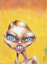 Cartoon: Sasha Pivovarova (small) by Fredy tagged sasha,pivovarova,top,model,fashion,drawing