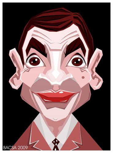 Cartoon: Mr Bean (medium) by bacsa tagged mr,bean