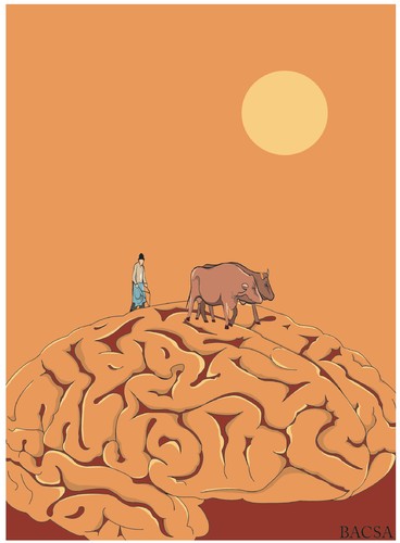 Cartoon: No comment (medium) by bacsa tagged no,comment