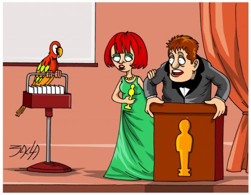 Cartoon: Oscar (medium) by bacsa tagged oscar