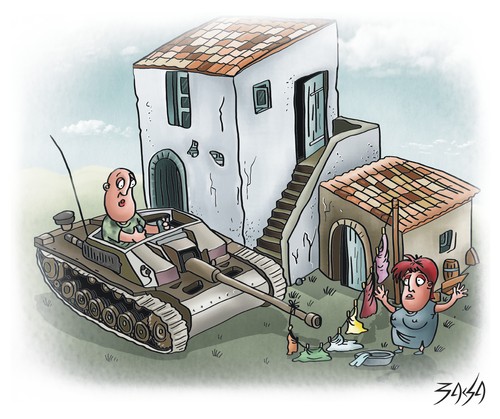 Cartoon: Peace (medium) by bacsa tagged peace