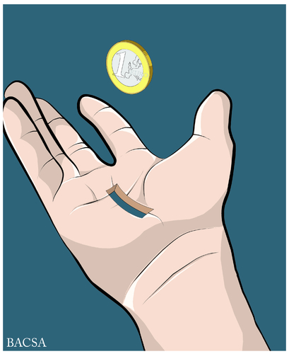 Cartoon: Relief (medium) by bacsa tagged relief