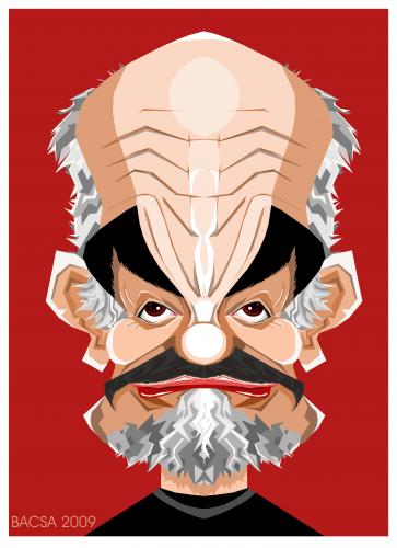 Cartoon: Sean Connery (medium) by bacsa tagged sean,connery