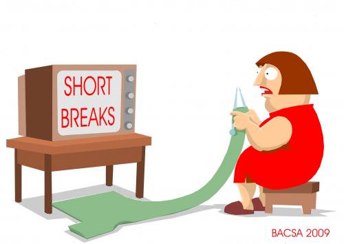 Cartoon: Short Breaks (medium) by bacsa tagged short,breaks