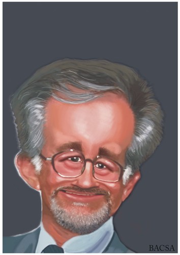 Cartoon: Steven Spielberg (medium) by bacsa tagged spielberg