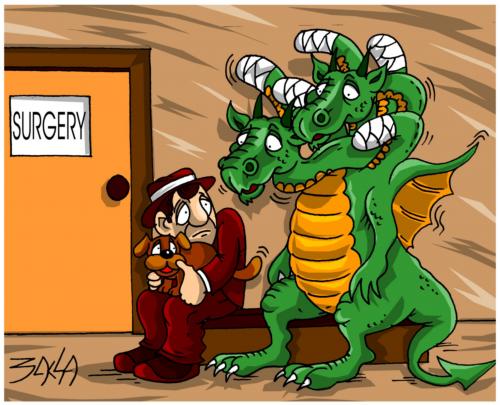 Cartoon: surgery (medium) by bacsa tagged surgery