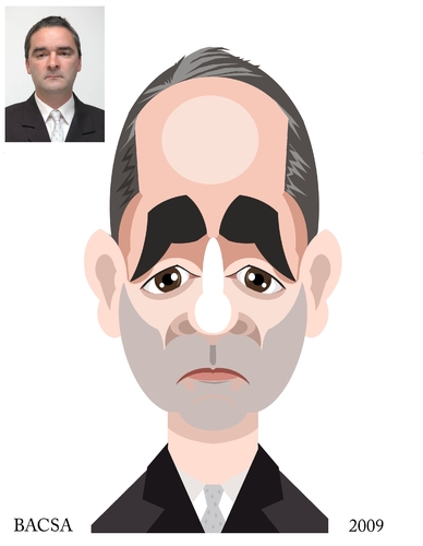 Cartoon: Tibor Gyurian (medium) by bacsa tagged tibor,gyurian