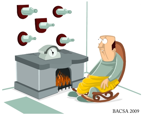 Cartoon: Trophy (medium) by bacsa tagged trophy