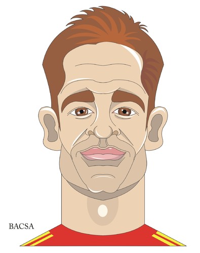 Cartoon: Xabi Alonso (medium) by bacsa tagged xabi,alonso