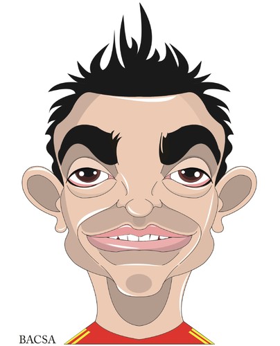 Cartoon: Xavi (medium) by bacsa tagged xavi