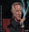 Cartoon: Alan Rickman (small) by bacsa tagged alan,rickman