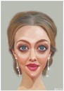 Cartoon: Amanda Seyfried (small) by bacsa tagged amanda