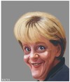 Cartoon: Angela Merkel (small) by bacsa tagged merkel