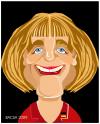 Cartoon: Angela Merker (small) by bacsa tagged angela,merker