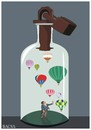 Cartoon: Ballon Festival (small) by bacsa tagged ballon,festival