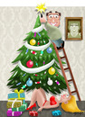 Cartoon: Chrismas (small) by bacsa tagged christmas