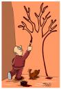 Cartoon: dog friend (small) by bacsa tagged dog,friend