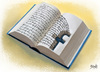 Cartoon: Facebook (small) by bacsa tagged book