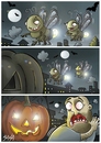 Cartoon: Helloween (small) by bacsa tagged helloween