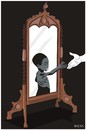 Cartoon: Mirror (small) by bacsa tagged mirror