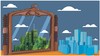 Cartoon: Mirror City (small) by bacsa tagged mirror,city