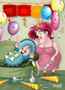 Cartoon: New Life (small) by bacsa tagged new,life