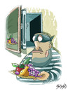 Cartoon: No comment (small) by bacsa tagged no,comment