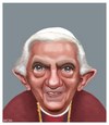 Cartoon: Pope Benedict XVI (small) by bacsa tagged benedict