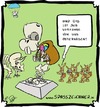 Cartoon: Lepusaurus (small) by Clemens tagged osterhase,lepusaurus,frohe,ostern,cartoon