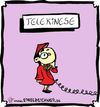 Cartoon: Telekinese (small) by Clemens tagged telefon,chinese,telekinese