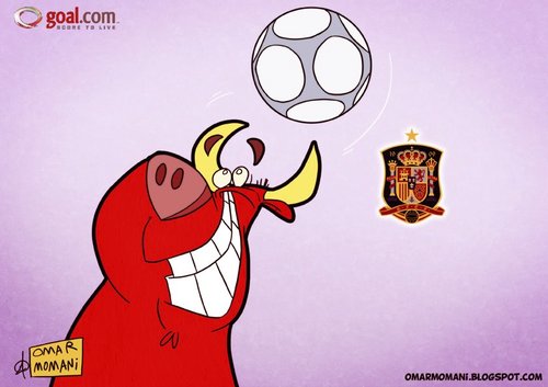 Cartoon: Elo Toro (medium) by omomani tagged euro,2012,spain