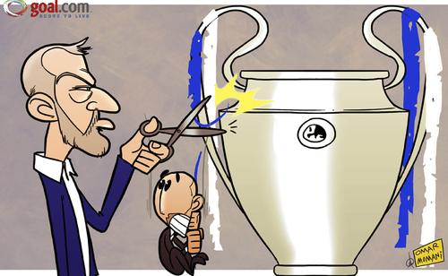 Cartoon: Job cut Abramovich ends Di Matte (medium) by omomani tagged abramovich,di,matteo,chelsea,champions,league