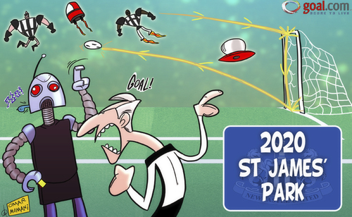 Cartoon: Pardew takes Newcastle (medium) by omomani tagged alan,pardew,newcastle,united