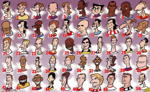 Cartoon: Ronaldo goal50 star (medium) by omomani tagged aguero,ashley,cole,balotelli,benzema,casillas,cristiano,ronaldo,david,silva,drogba,falcao,ibrahimovic,iniesta,messi,ozil,pepe,pirlo,ramos,van,persie,vincent,kompany,xavi,yaya,toure