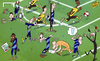 Cartoon: Arsenal ripped apart in Dortmund (small) by omomani tagged arsenal,dortmund