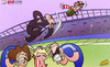 Cartoon: Benitez denies Di Canio (small) by omomani tagged chelsea,david,luiz,matthew,kilgallon,paolo,di,canio,premier,league,rafael,benitez,sunderland,torres