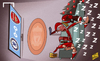 Cartoon: Bore draw leaves Liverpool top (small) by omomani tagged arsenal,chelsea,jordan,henderson,liverpool,luis,alberto,premier,league,raheem,sterling,suarez