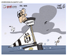 Cartoon: Del Neri Sinking Juve (small) by omomani tagged del neri juventus moggi ship