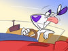 Cartoon: Drive (small) by omomani tagged driver,car,dog,crazy