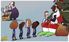 Cartoon: Drogba brings the bling (small) by omomani tagged ashley,cole,branislav,ivanovic,champions,league,chelsea,daniel,sturridge,david,luiz,drogba,john,terry,rafael,benitez,santa,claus