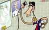 Cartoon: Fabregas models himself on Zidan (small) by omomani tagged barcelona,fabregas,real,madrid,shaver,zinedine,zidane