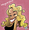 Cartoon: Fanny Neguesha caricature (small) by omomani tagged balotelli,ac,milan,fanny,neguesha,caricature