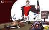 Cartoon: Hasta la vista baby (small) by omomani tagged arsenal,england,new,castle,premier,league,terminator,thomas,vermaelen